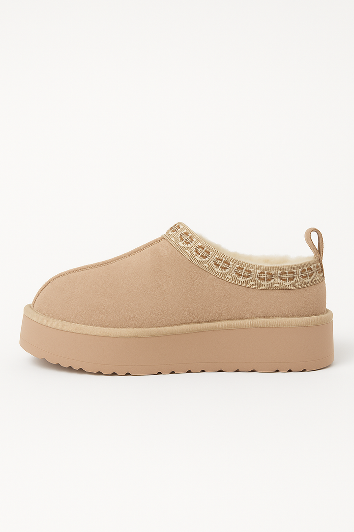 ZAPATO BEIGE TIPO UGG OSLO