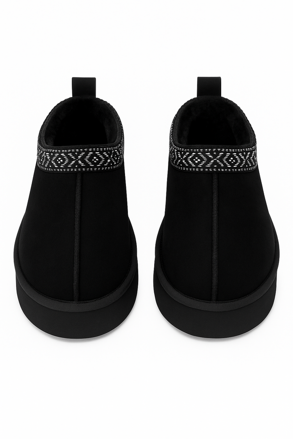 ZAPATO NEGRO TIPO UGG OSLO